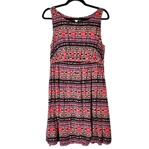 THYME AZTEC COLORFUL PRINT DRESS SIZE XL